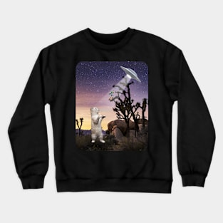Cat vs Aliens Crewneck Sweatshirt
